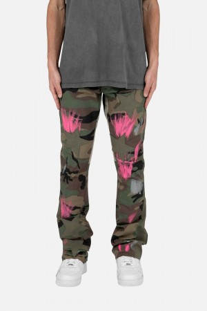 Mnml B439 Star Flare Denim Flare Denim Camo | NG35-N1VS