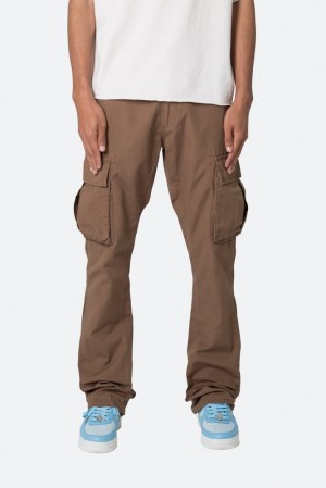 Mnml Bootcut Cargo Pants Cargos Chocolate | XZ64-Q9GB