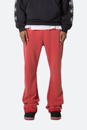 Mnml Bootcut Sweatpants Sweatpants Red | IH69-D3AP