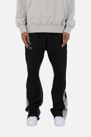 Mnml Contrast Bootcut Sweatpants Sweatpants Black | NF21-A1SS