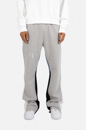 Mnml Contrast Bootcut Sweatpants Sweatpants Grey | TP50-R6YB