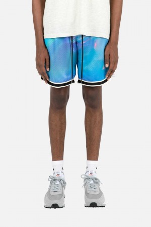 Mnml Digital Basketball Shorts Shorts Blue | UC25-T6HR