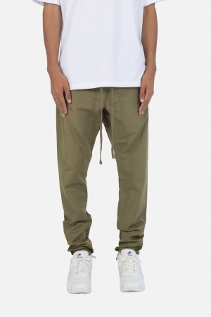 Mnml Every Day Nylon Pants Pants & Chinos Olive | TM43-U1MJ