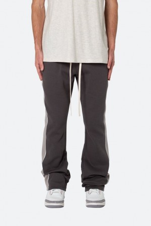 Mnml Flared Panel Track Pants Sweatpants Grey | ES04-R6CO