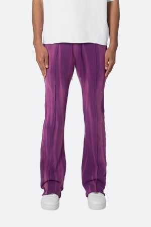 Mnml French Terry Flare Sweatpants Sweatpants Purple | MH15-B6DS