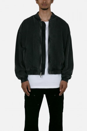 Mnml Layered Bomber Jacket Jackets Black | ZF88-S7OU