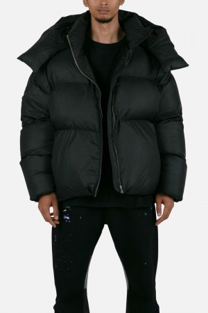 Mnml Moon Puffer Jacket Jackets Black | IG39-I7HV