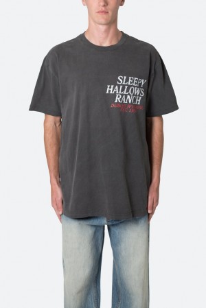 Mnml Sleepy Hallows Tee Tees Washed Black | WB00-Y8YB