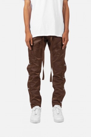 Mnml Snap Zipper II Cargo Pants Cargos BROWN | XH66-L0SH