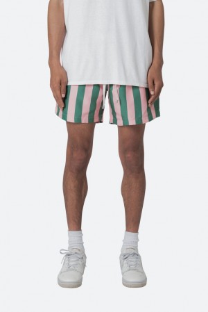 Mnml St. Tropez Swim Shorts Shorts Pink/Green | RW00-O0EF