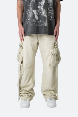 Mnml Strapped Multi Cargo Pants Cargos Khaki | UM95-D1DV