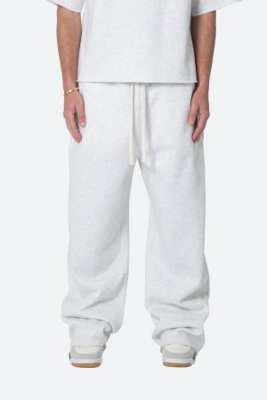 Mnml Washed Ultra Baggy Sweatpants Sweatpants Heather Grey | WG14-H6WT