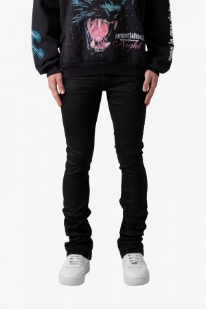 Mnml X491 Convertible Skinny Denim Skinny Denim Black | GI61-J6CJ