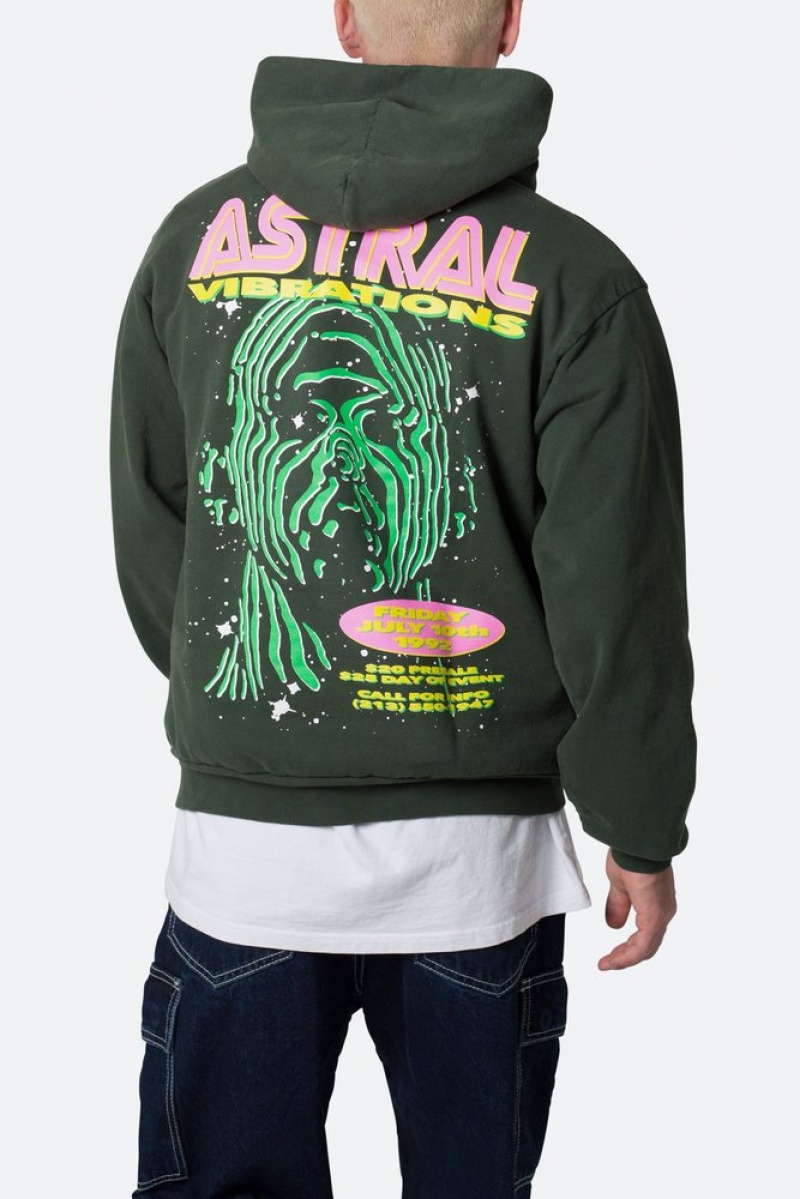 Mnml Astral Vibrations Hoodie Hoodies Ivy | YW33-L9BY