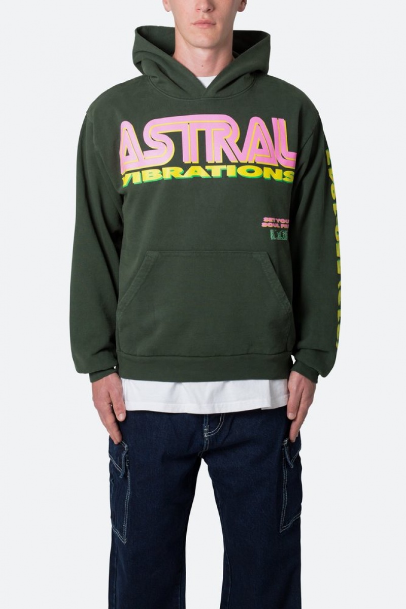 Mnml Astral Vibrations Hoodie Hoodies Ivy | YW33-L9BY