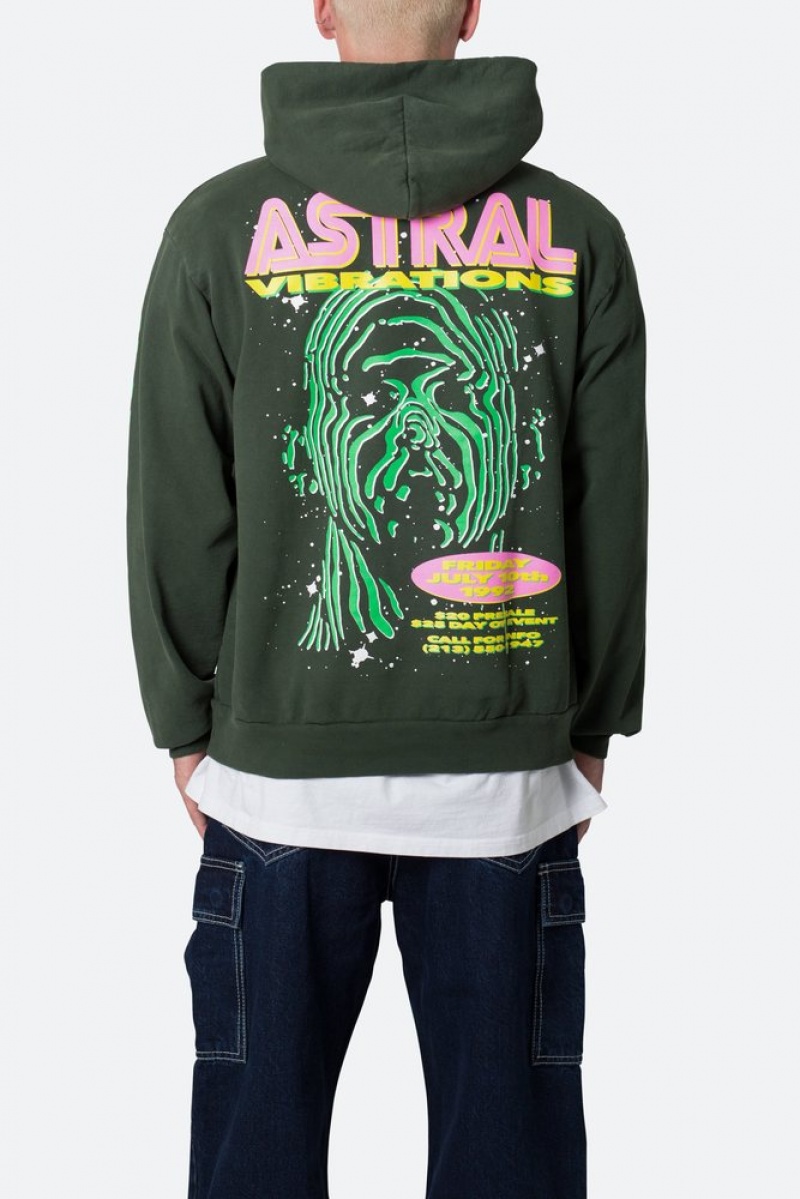 Mnml Astral Vibrations Hoodie Hoodies Ivy | YW33-L9BY