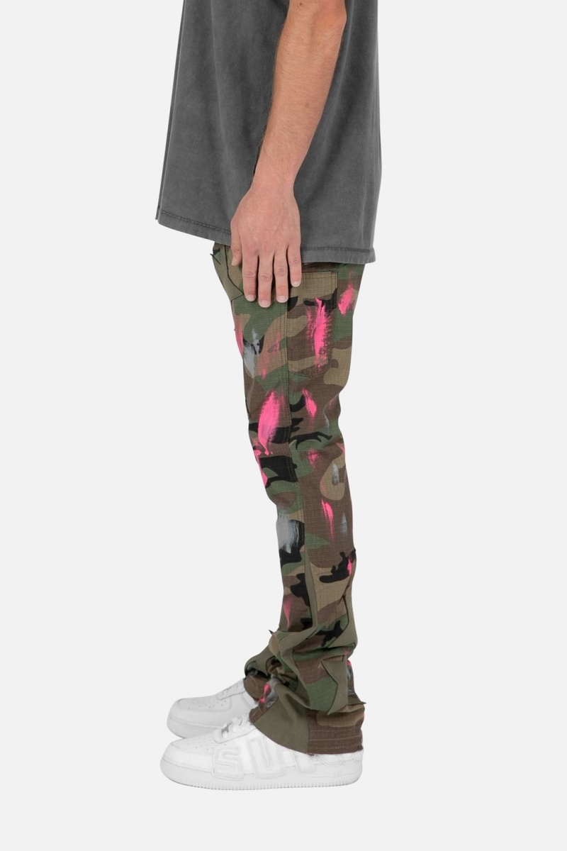 Mnml B439 Star Flare Denim Flare Denim Camo | NG35-N1VS