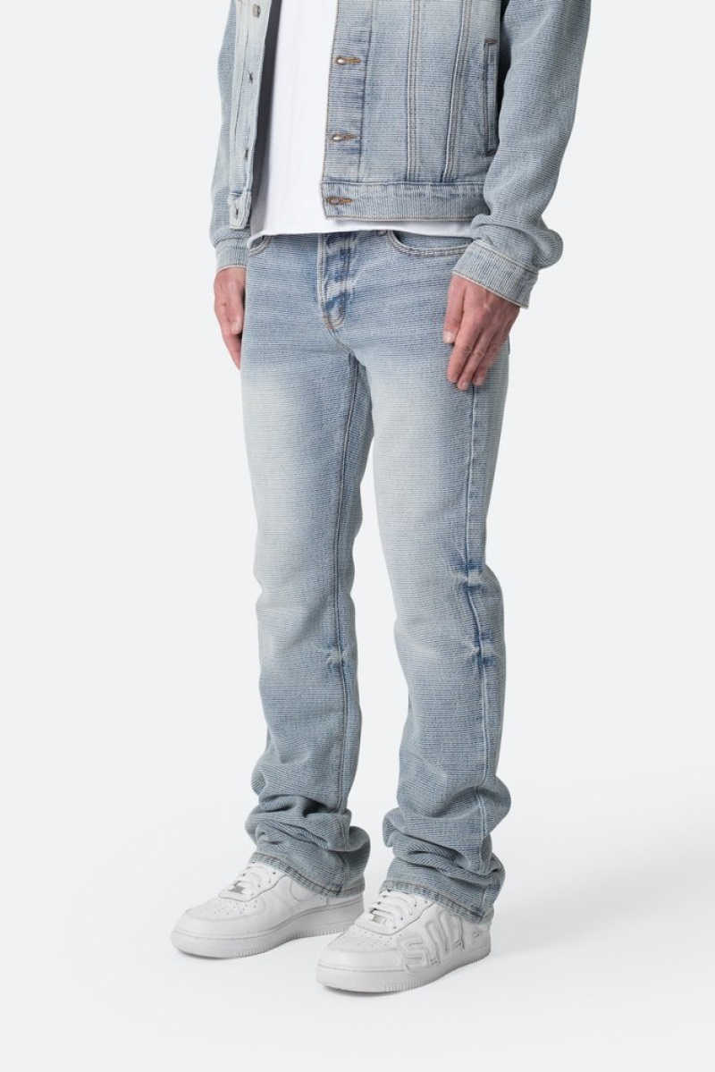 Mnml B575 Western Flare Denim Flare Denim Blue | OY02-H0SQ