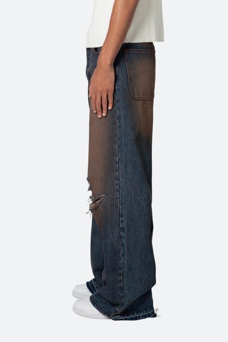 Mnml Baggy Rave Denim Baggy Denim Rust | UM25-V4GM