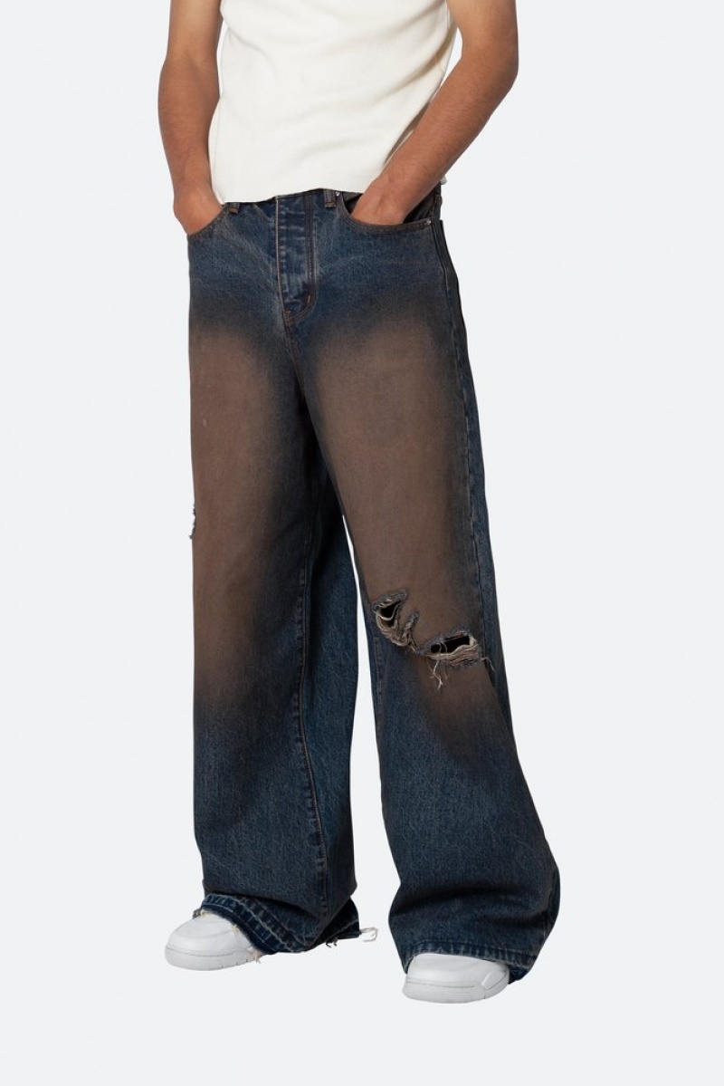 Mnml Baggy Rave Denim Baggy Denim Rust | UM25-V4GM