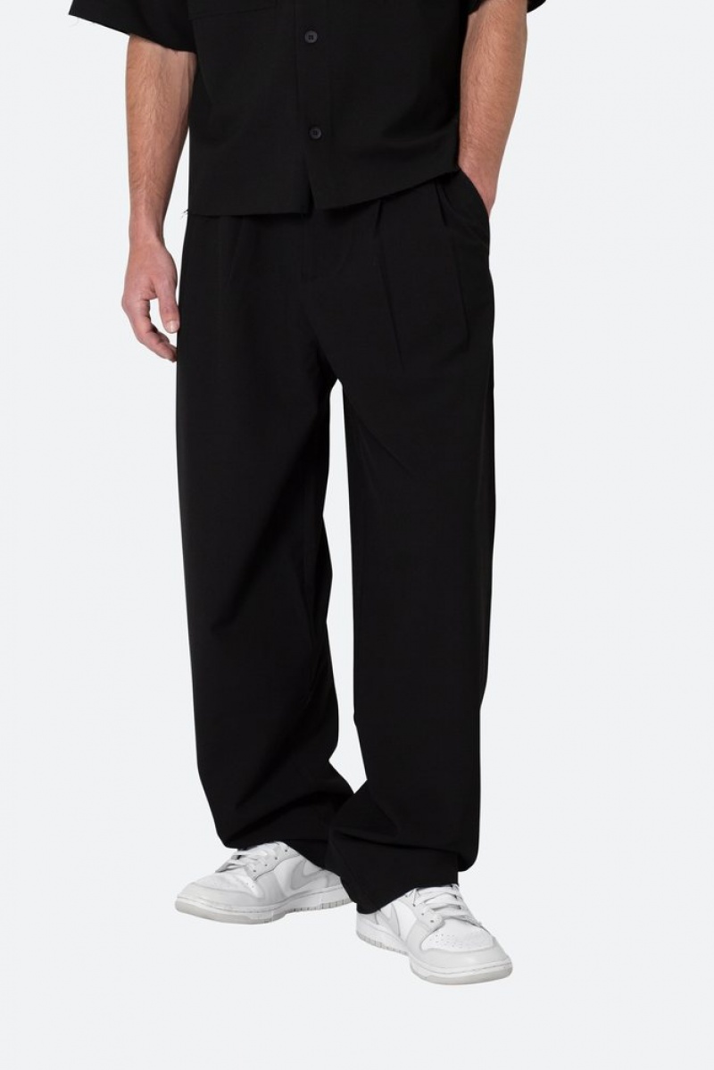 Mnml Baggy Trouser Pants Pants & Chinos Black | OX66-F6FS