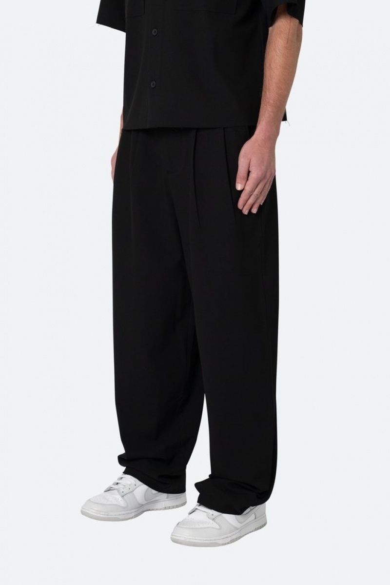 Mnml Baggy Trouser Pants Pants & Chinos Black | OX66-F6FS