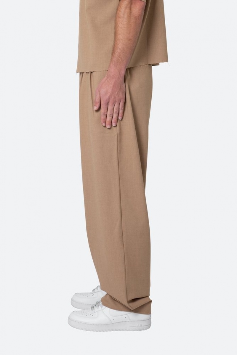 Mnml Baggy Trouser Pants Pants & Chinos Khaki | SM95-I3ST