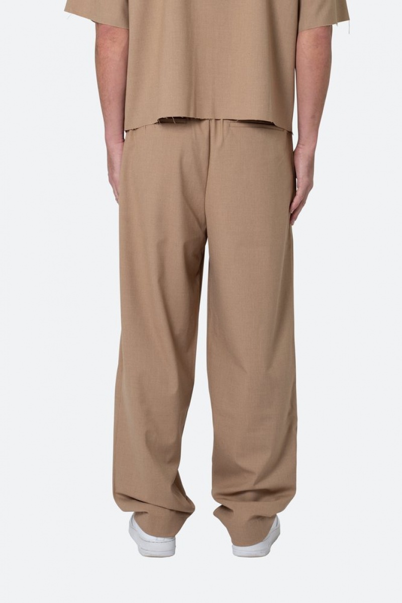 Mnml Baggy Trouser Pants Pants & Chinos Khaki | SM95-I3ST