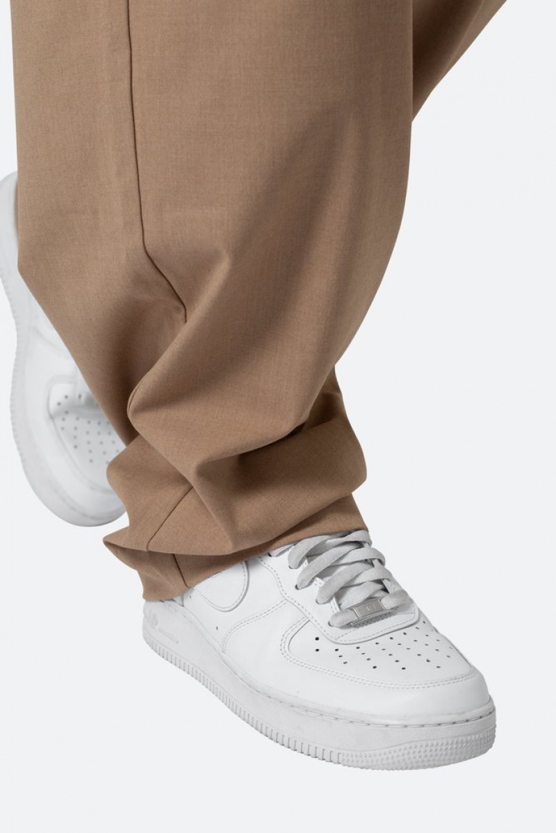 Mnml Baggy Trouser Pants Pants & Chinos Khaki | SM95-I3ST