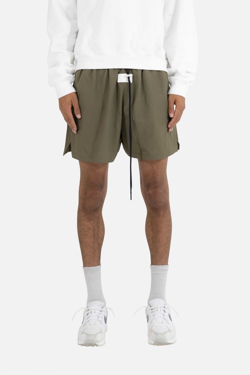 Mnml Basic Runner Shorts Shorts Olive | CR98-Q7ZL