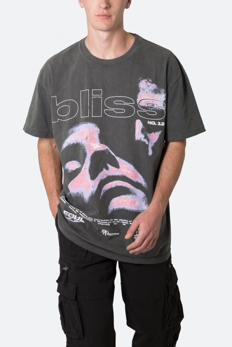 Mnml Bliss Tee Tees Washed Black | PM78-H8NE