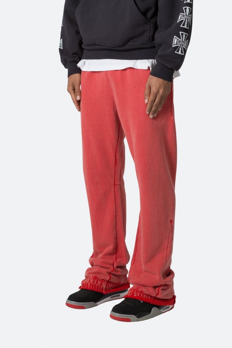 Mnml Bootcut Sweatpants Sweatpants Red | IH69-D3AP