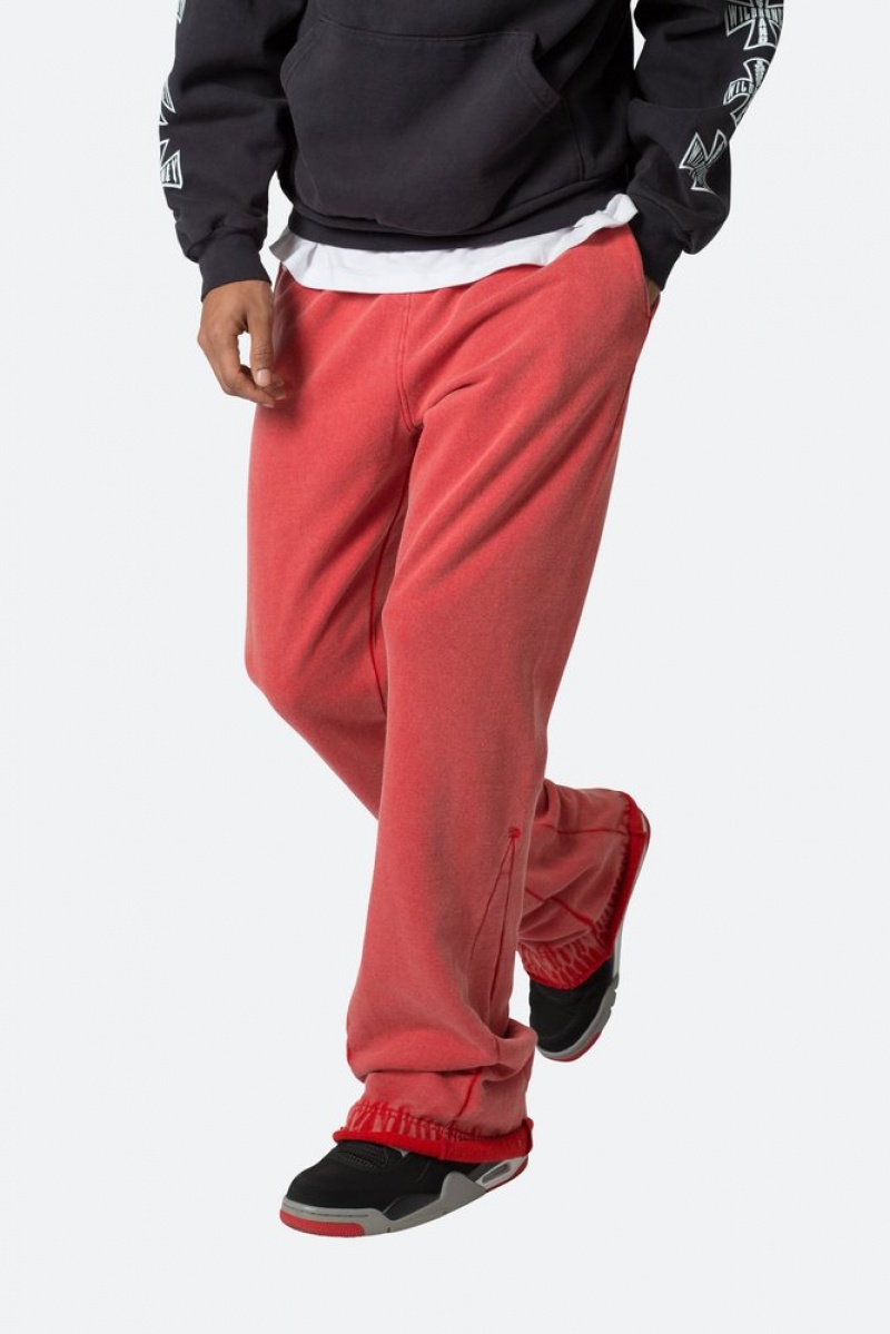 Mnml Bootcut Sweatpants Sweatpants Red | IH69-D3AP