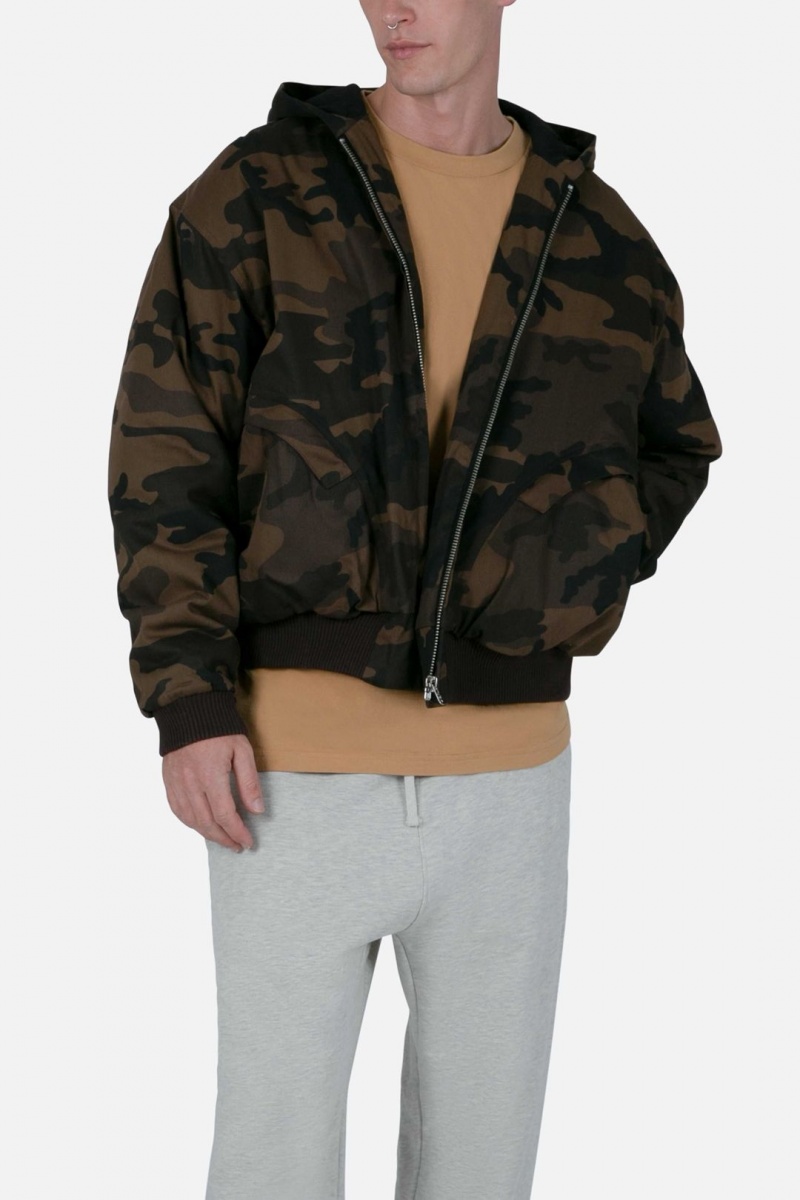 Mnml Camo Zip Up Jacket Jackets Camo | YJ54-F8NY