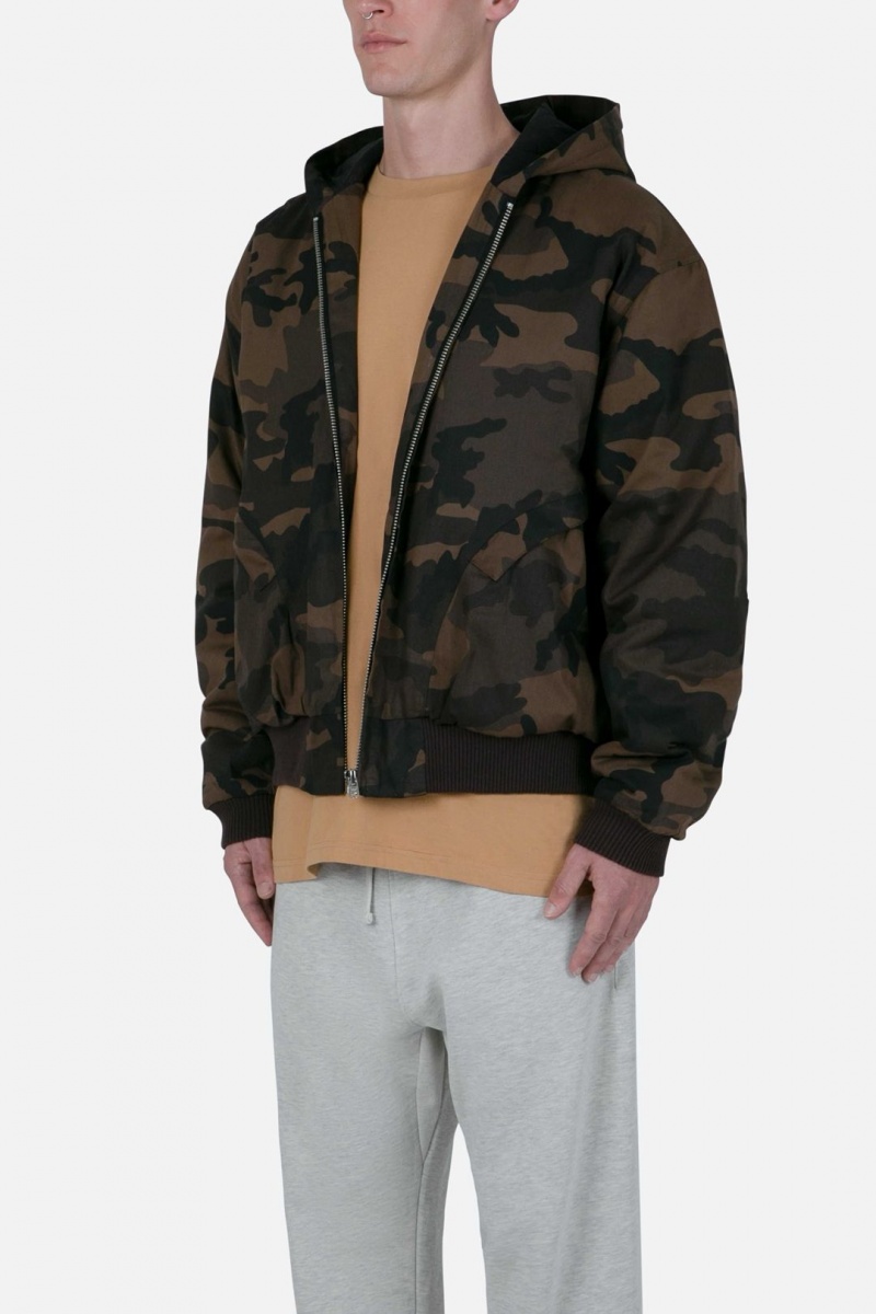 Mnml Camo Zip Up Jacket Jackets Camo | YJ54-F8NY