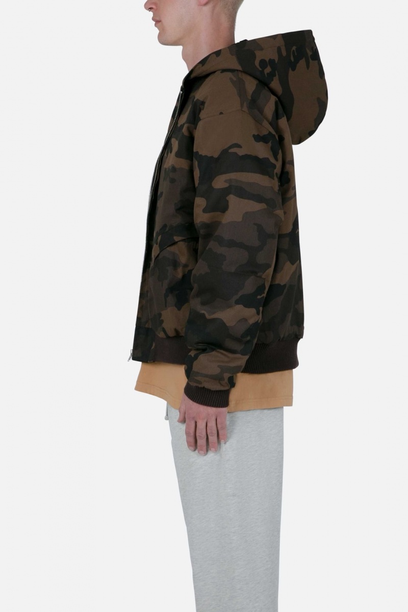 Mnml Camo Zip Up Jacket Jackets Camo | YJ54-F8NY