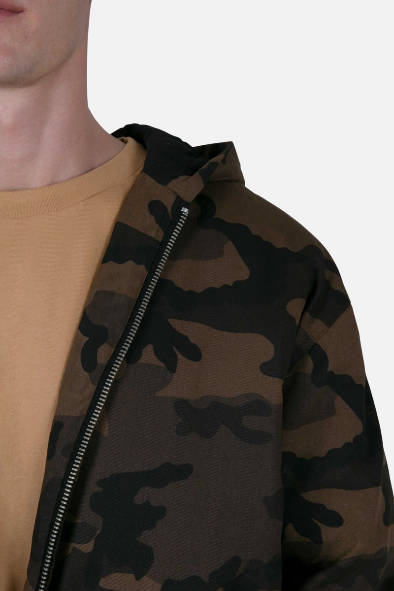 Mnml Camo Zip Up Jacket Jackets Camo | YJ54-F8NY