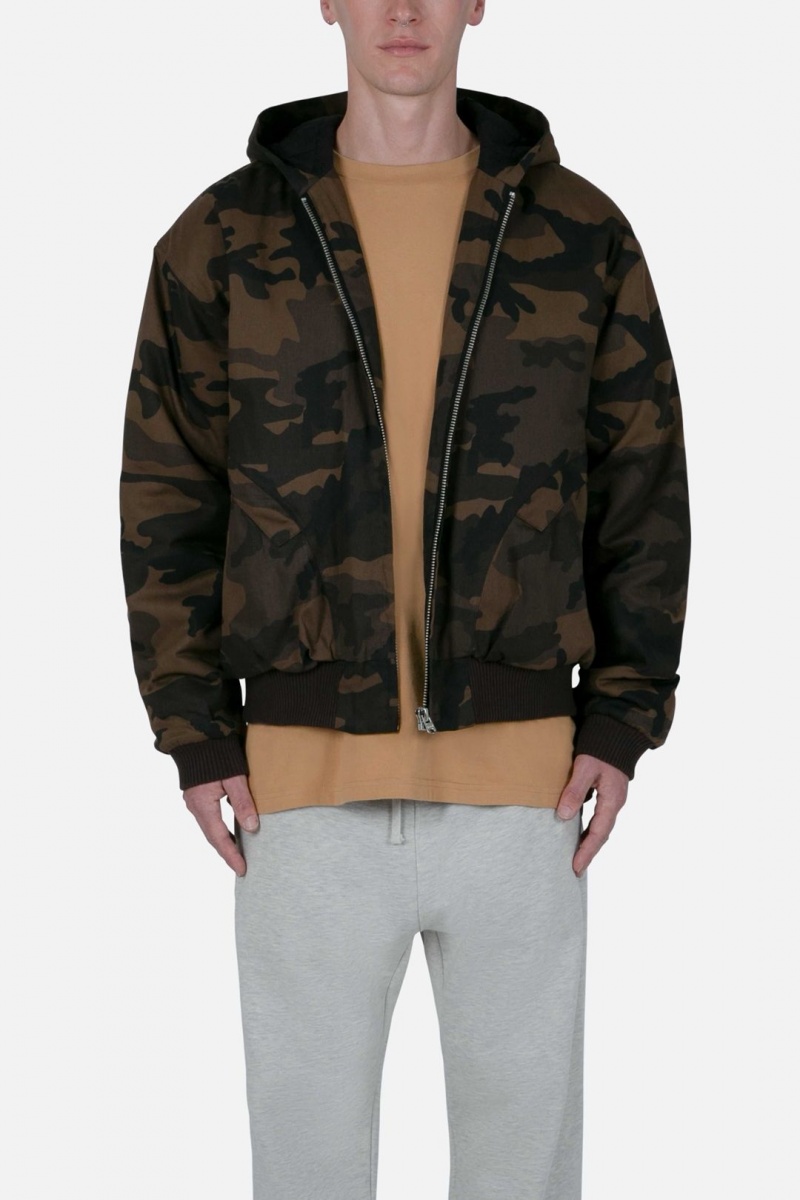 Mnml Camo Zip Up Jacket Jackets Camo | YJ54-F8NY