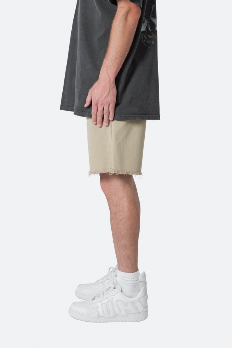 Mnml Carpenter Shorts Shorts Khaki | QY50-P1MI