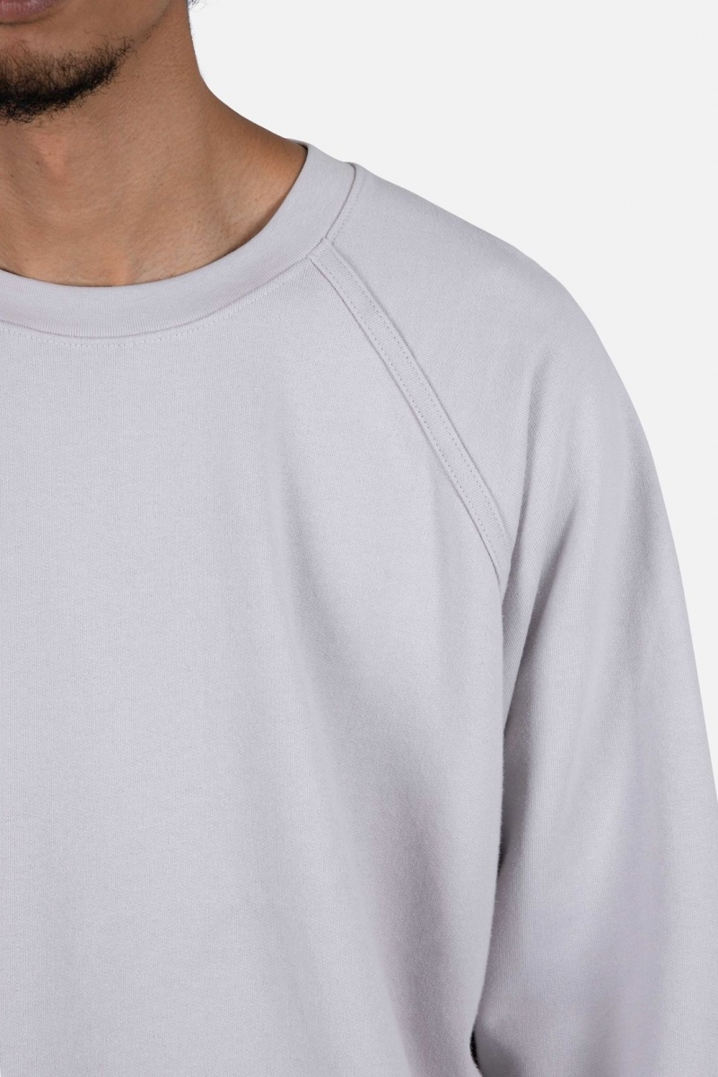 Mnml Cinch Bottom Crewneck Sweatshirts Grey | VC79-O3EH