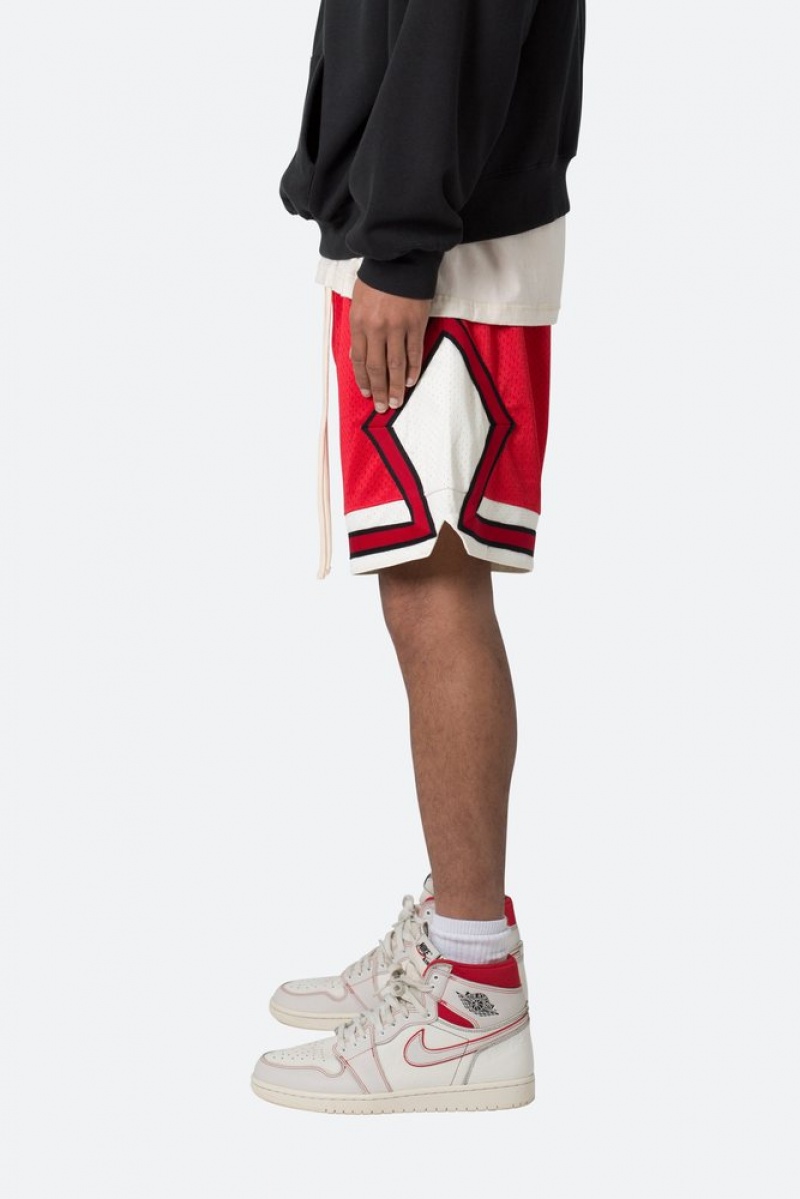 Mnml Classic Basketball Shorts Shorts Red/White | UA77-O1EI