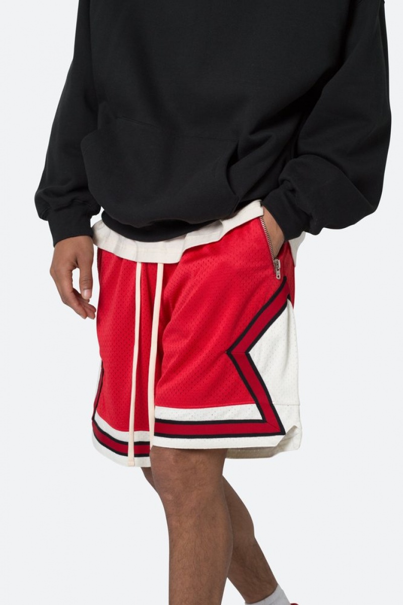 Mnml Classic Basketball Shorts Shorts Red/White | UA77-O1EI