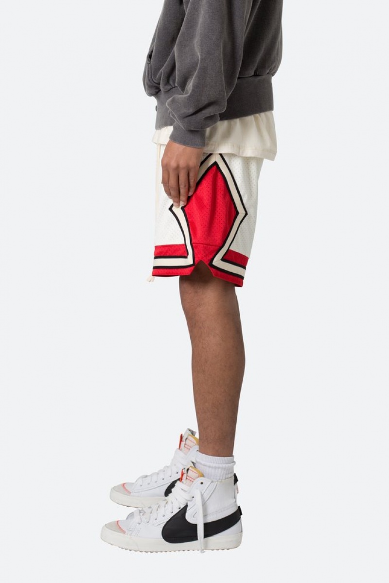 Mnml Classic Basketball Shorts Shorts White/Red | PR14-C3DF