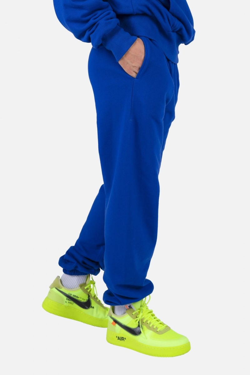 Mnml Classic Sweatpants Sweatpants Blue | XY78-D1CX