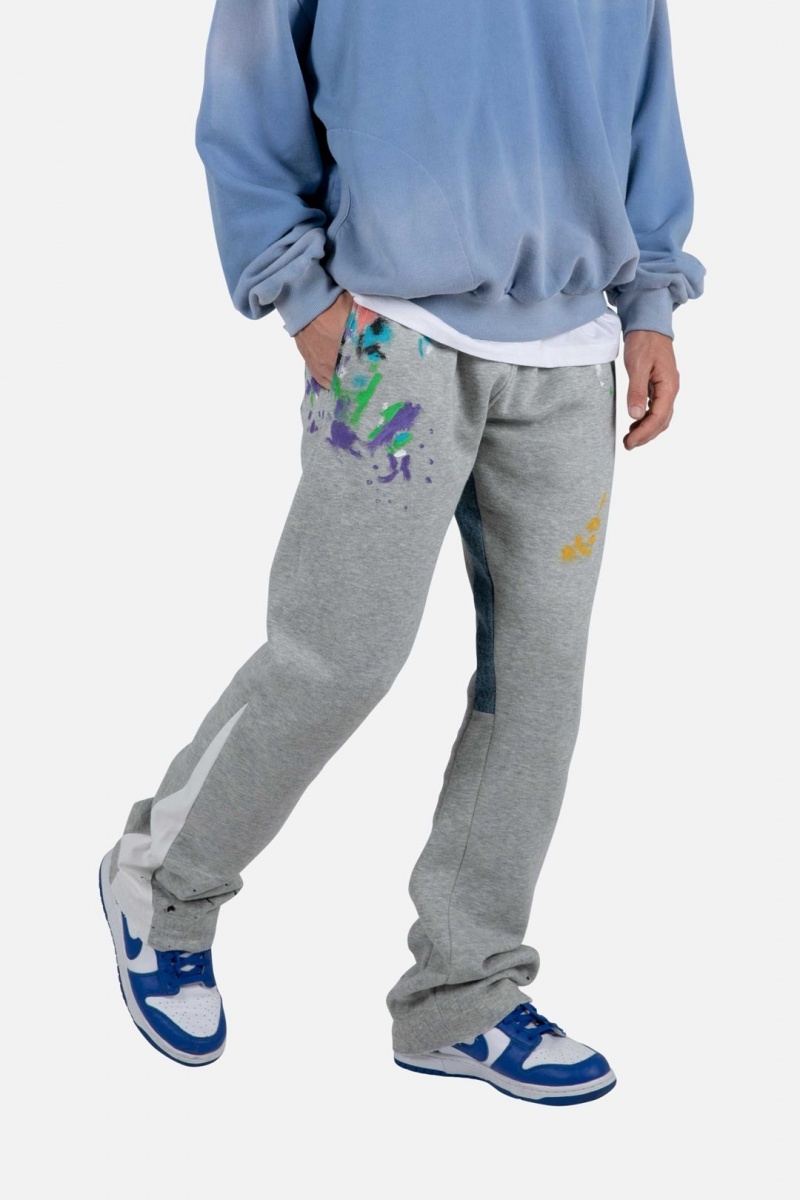 Mnml Contrast Bootcut II Sweatpants Sweatpants Grey | DQ44-B1LY