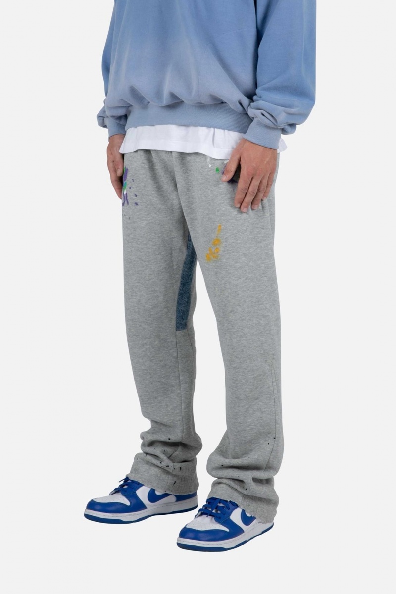 Mnml Contrast Bootcut II Sweatpants Sweatpants Grey | DQ44-B1LY