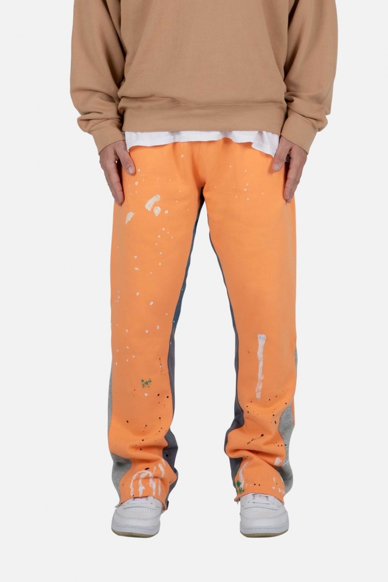 Mnml Contrast Bootcut II Sweatpants Sweatpants Orange | IZ28-C4ES