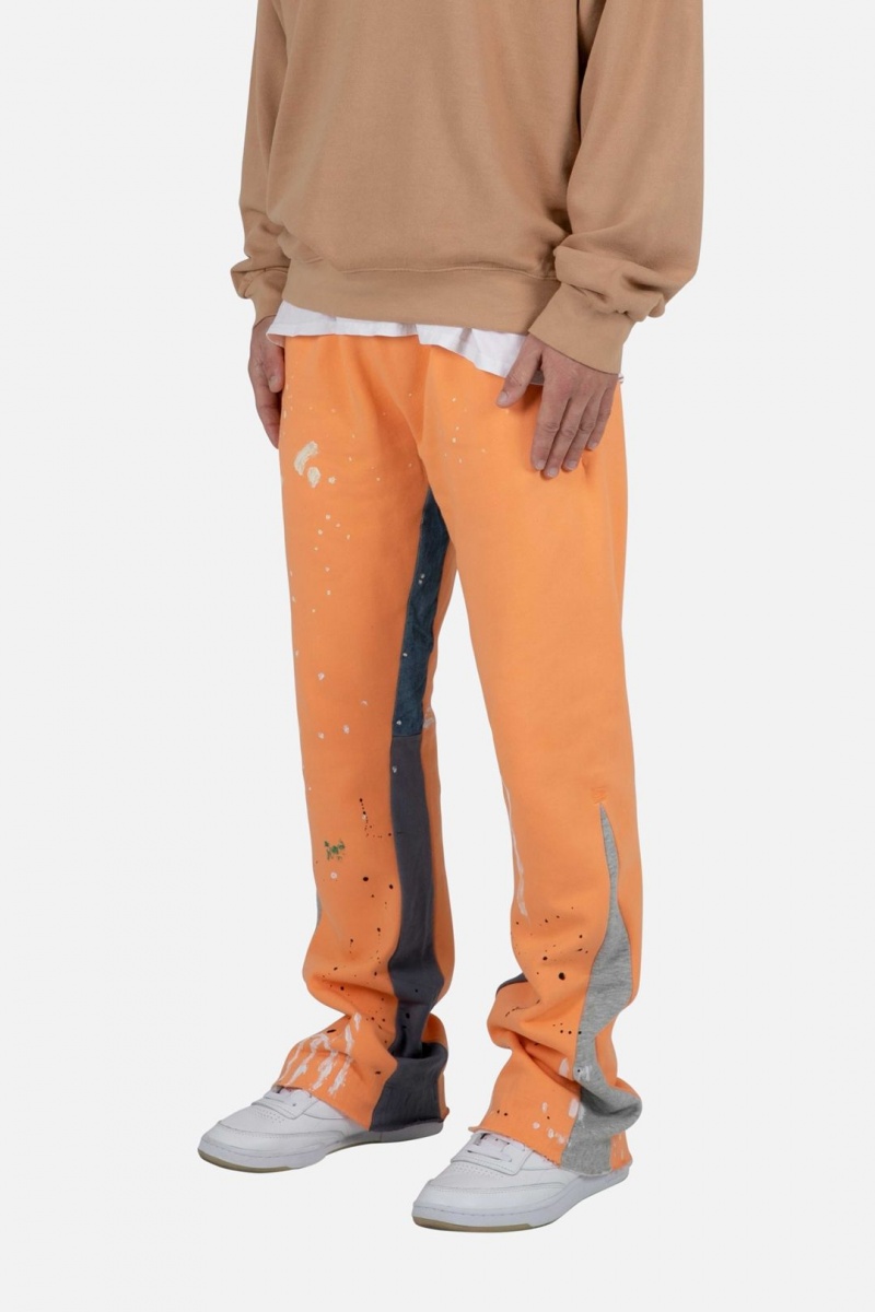 Mnml Contrast Bootcut II Sweatpants Sweatpants Orange | IZ28-C4ES