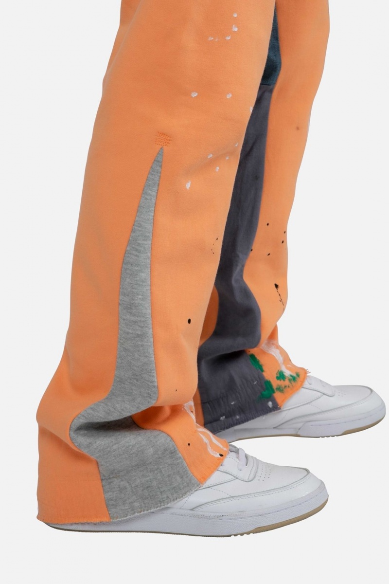 Mnml Contrast Bootcut II Sweatpants Sweatpants Orange | IZ28-C4ES