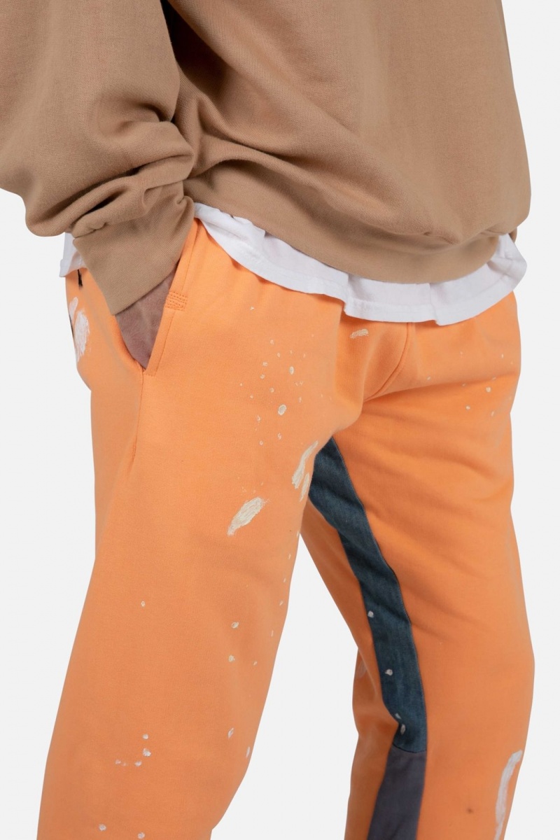 Mnml Contrast Bootcut II Sweatpants Sweatpants Orange | IZ28-C4ES